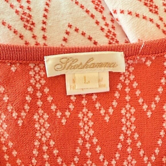 ANTHROPOLOGIE Shoshanna Callie Knit Flutter Sleeve Drop Waist Dress Size L - Picture 9 of 11